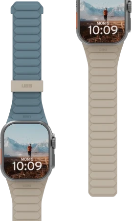 Urban Armor Gear UAG Pathfinder, dune/cloud mėlynas - Apple Watch 49mm/45mm/44mm/42mm