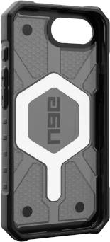 Urban Armor Gear UAG Pathfinder Skaidrus MagSafe iPhone 16e dėklas – pilka/juoda