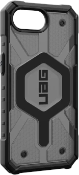 Urban Armor Gear UAG Pathfinder Skaidrus MagSafe iPhone 16e dėklas – pilka/juoda
