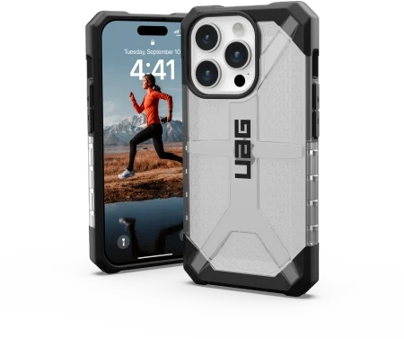Urban Armor Gear UAG Plasma dėklas iPhone 15 Pro - skaidrus