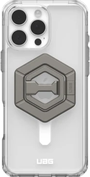 UAG Urban Armor Gear dėklas PLYO, suderinamas su MagSafe ir magnetiniu žiediniu stovu, skirtas IPHONE 16 Pro Max ledo baltas / titanas
