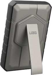 Urban Armor Gear UAG Tvirtas 10K 10000 mAh MagSafe Powerbank su 10W stovu + kabeliai - Titanium