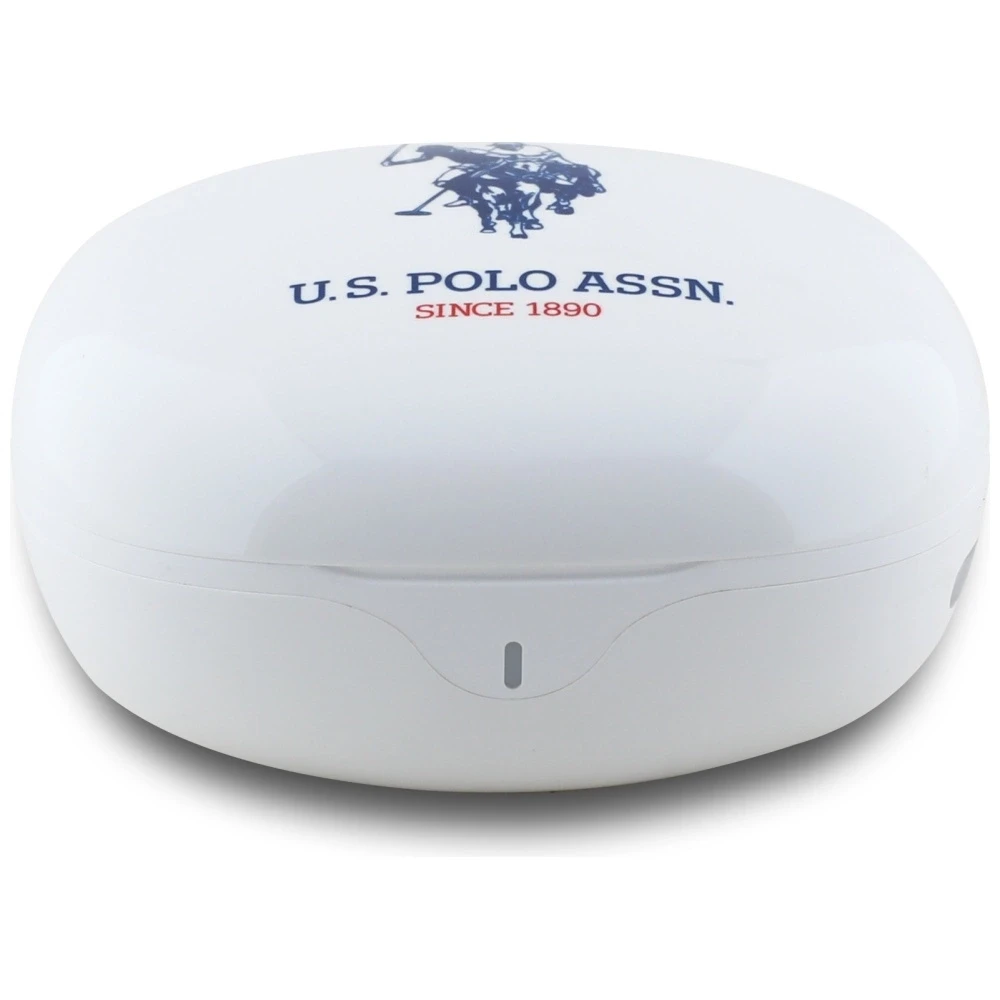 Us Polo Assn Ausinės TWS US Polo DH Logo Docking Station baltos spalvos