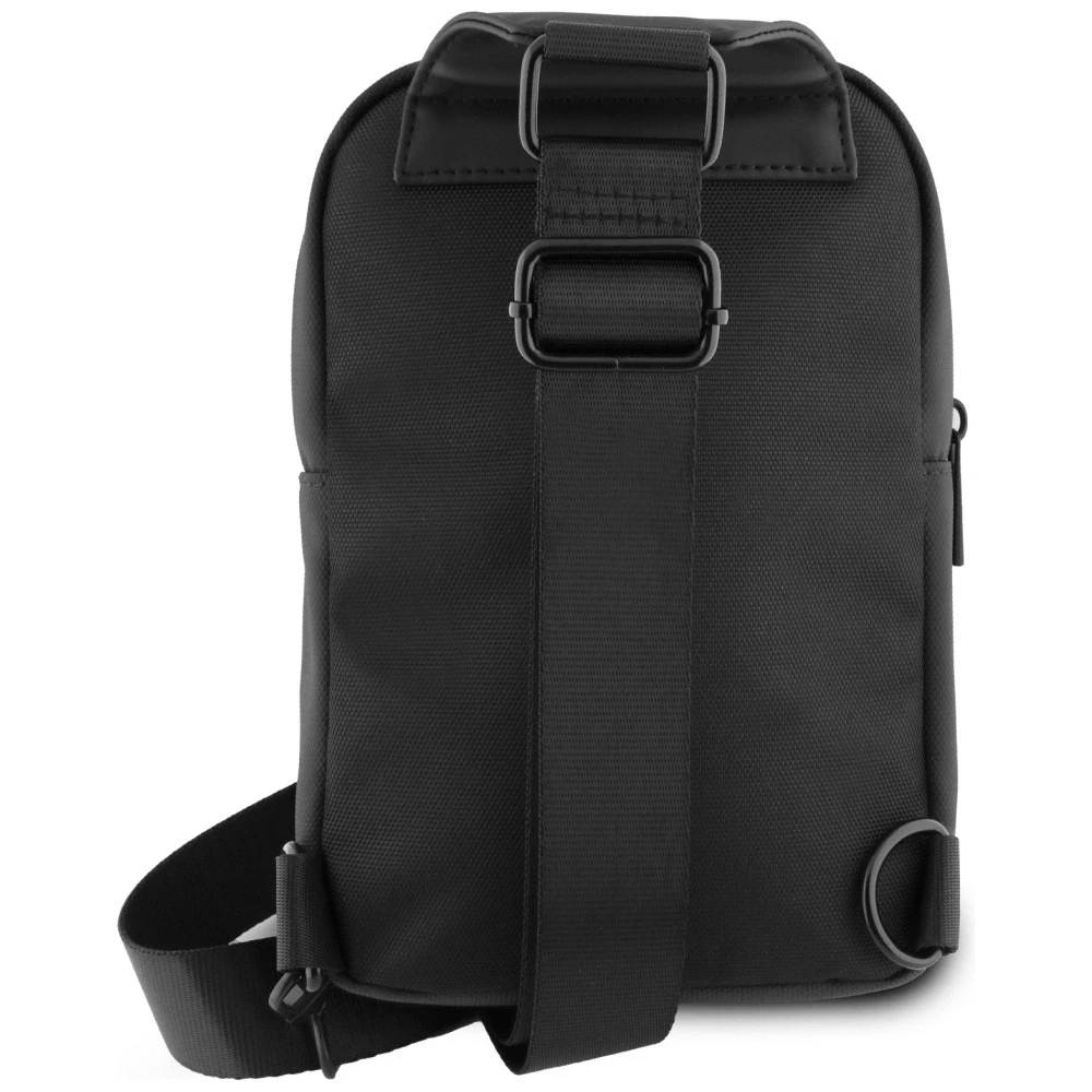 Us Polo Assn Krepšys telefonui US Polo Petit Pique Crossbody juodos spalvos