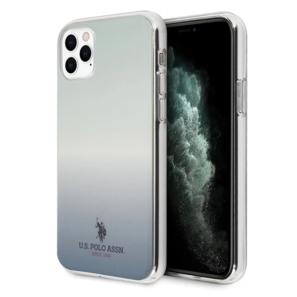 Dėklas „Us Polo Assn“ „US Polo“ USHCN58TRDGLB „Apple iPhone 11 Pro“ mėlynas su gradientiniu raštu