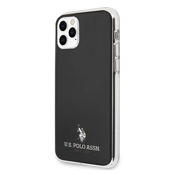 Dėklas Us Polo Assn US Polo USHCN65TPUBK iPhone 11 Pro Max juoda/juodas Shiny