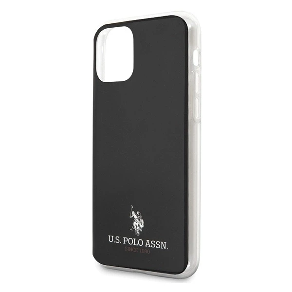 Dėklas Us Polo Assn US Polo USHCN65TPUBK iPhone 11 Pro Max juoda/juodas Shiny