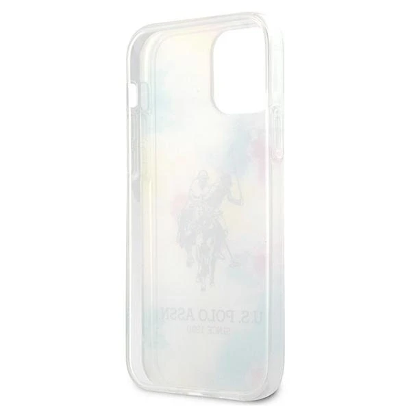 Dėklas „Us Polo Assn US Polo“ USHCP12LPCUSML „Apple iPhone 12 Pro Max 6,7"“ daugiaspalvis „Tie & Dye“ kolekcija