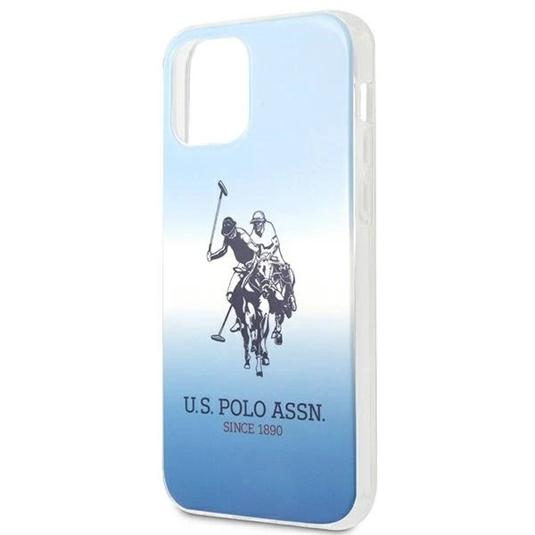 Dėklas „Us Polo Assn“ „US Polo USHCP12MPCDGBL“ „Apple iPhone 12/12 Pro 6,1“ mėlynas „Gradient Collection“