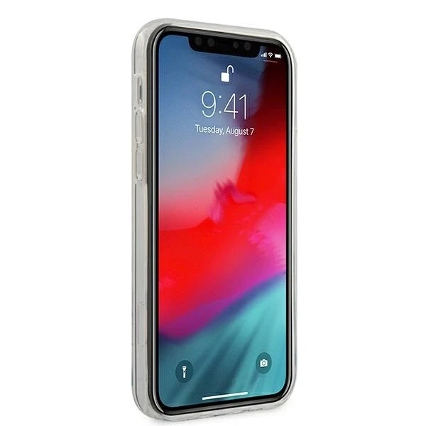 Dėklas „Us Polo Assn US Polo“ USHCP12MPCUSSWH „Apple iPhone 12/12 Pro 6,1“ baltos spalvos „Tricolor Collection“