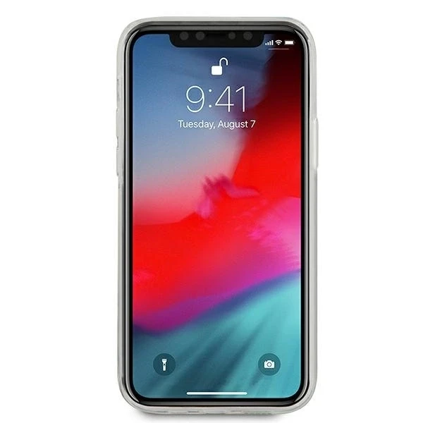 Dėklas „Us Polo Assn US Polo“ USHCP12MPCUSSWH „Apple iPhone 12/12 Pro 6,1“ baltos spalvos „Tricolor Collection“