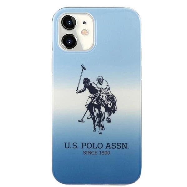 Us Polo Assn US Polo USHCP12SPCDGBL Apple iPhone 12 mini 5,4" telefono dėklas mėlynos spalvos Gradient Collection