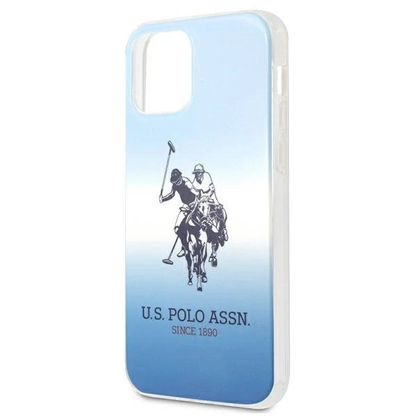Us Polo Assn US Polo USHCP12SPCDGBL Apple iPhone 12 mini 5,4" telefono dėklas mėlynos spalvos Gradient Collection
