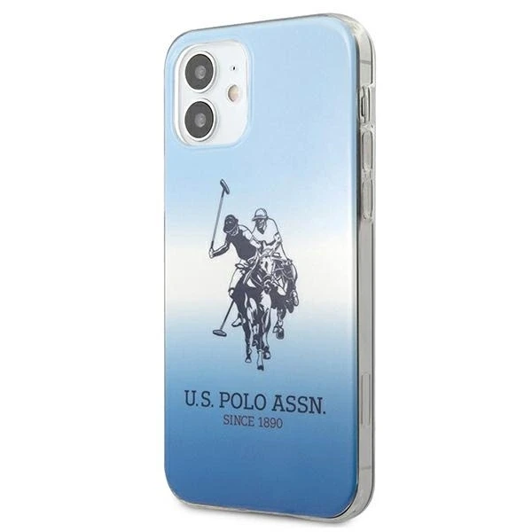 Us Polo Assn US Polo USHCP12SPCDGBL Apple iPhone 12 mini 5,4" telefono dėklas mėlynos spalvos Gradient Collection