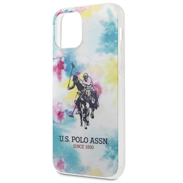 Dėklas Us Polo Assn US Polo USHCP12SPCUSML Apple iPhone 12 mini 5,4" daugiaspalvis kaklaraištis ir dažų kolekcija