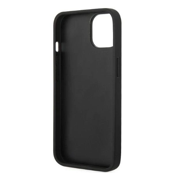 Dėklas „Us Polo Assn“ „US Polo“ USHCP14SPFAV „Apple iPhone 14 / 15 / 13“ 6,1 colio tamsiai mėlynas odinis dygsnis