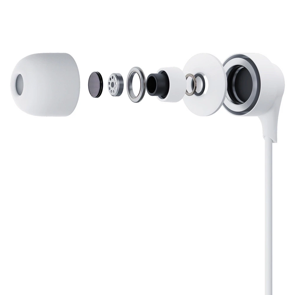 Ausinės 3mk su laidu Earphones USB-C baltos