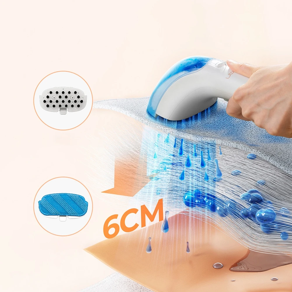 UWANT B200 12000Pa 1900W plovimo dulkių siurblys su giluminio valymo garais funkcija – baltas