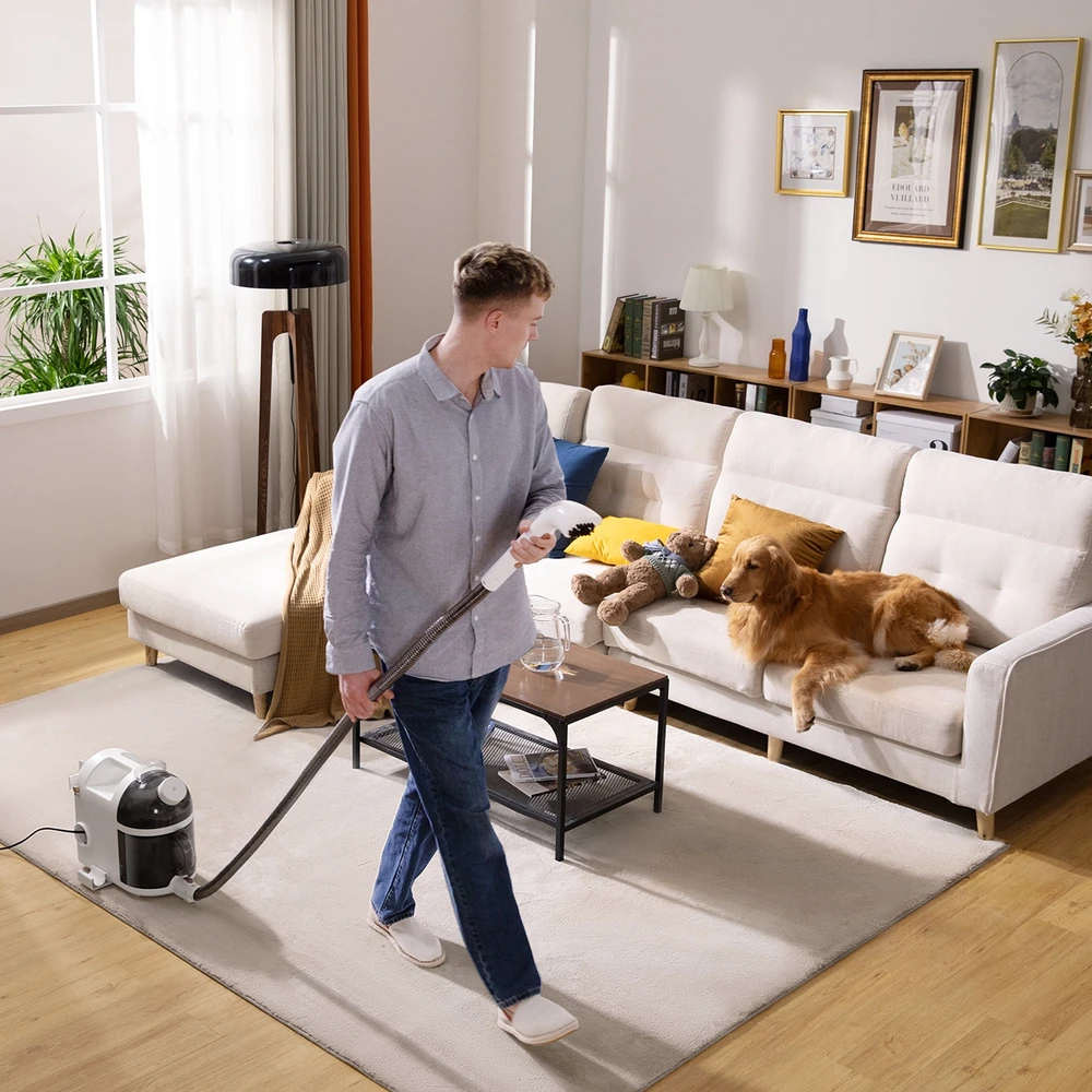 UWANT B200 12000Pa 1900W skalbimo dulkių siurblys su Deep Cleaning valymo garais funkcija - pilka