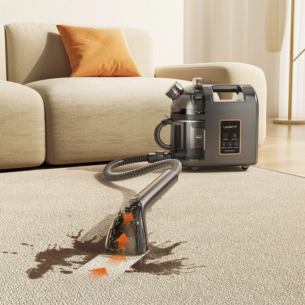 UWANT B200 12000Pa 1900W skalbimo dulkių siurblys su Deep Cleaning valymo garais funkcija - pilka