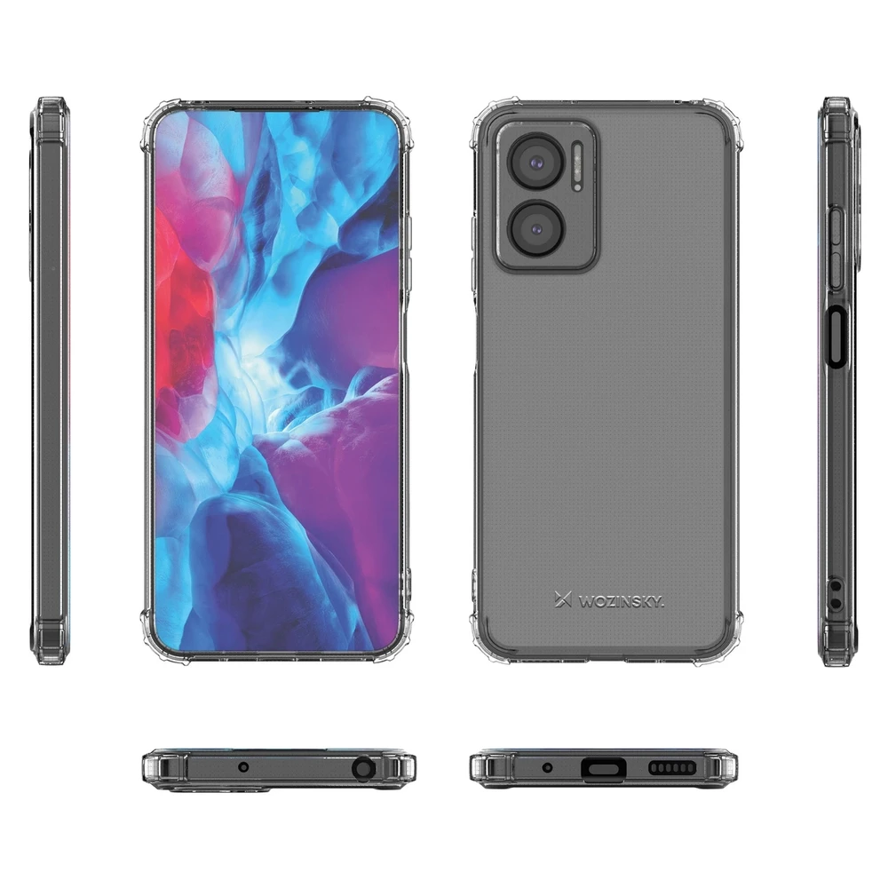 Wozinsky Anti Shock Armored Xiaomi Redmi 10 dėklas telefonui skaidrus