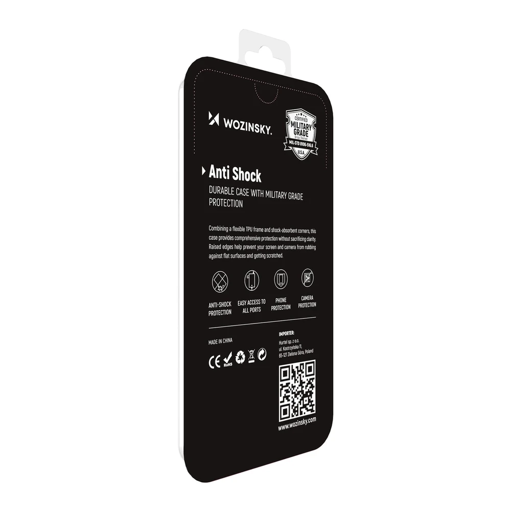 Wozinsky Anti Shock dėklas skirtas Samsung Galaxy A73, skaidrus