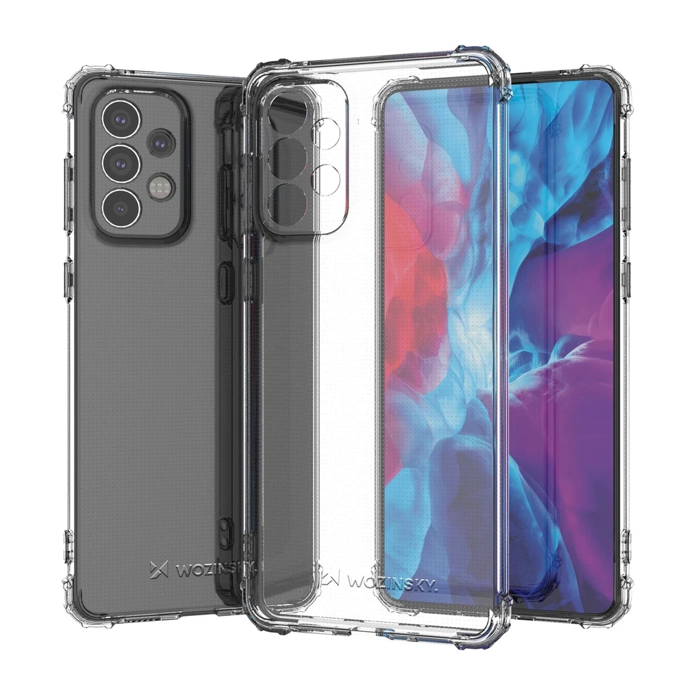 Wozinsky Anti Shock dėklas skirtas Samsung Galaxy A73, skaidrus
