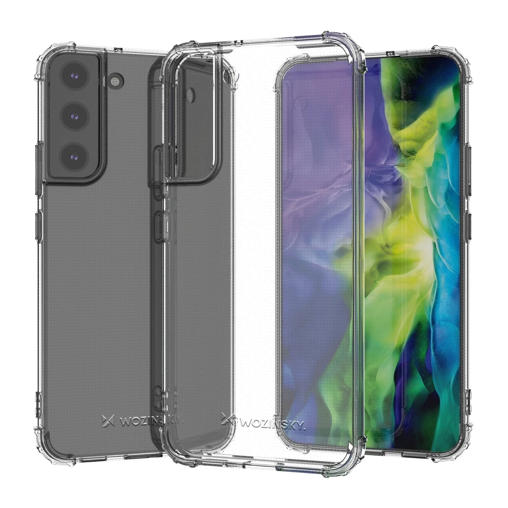 Wozinsky Anti Shock dėklas skirtas Samsung Galaxy S22 + (S22 Plus), skaidrus
