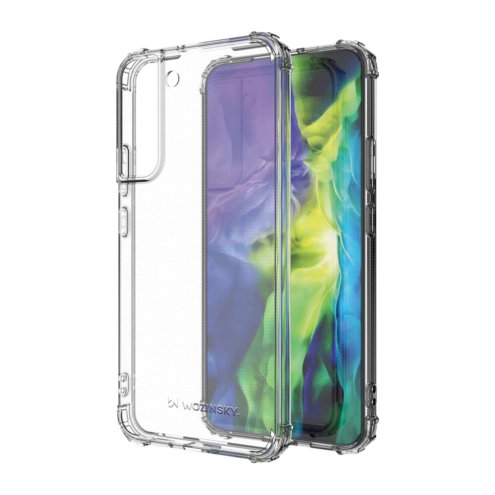 Wozinsky Anti Shock dėklas skirtas Samsung Galaxy S22 + (S22 Plus), skaidrus