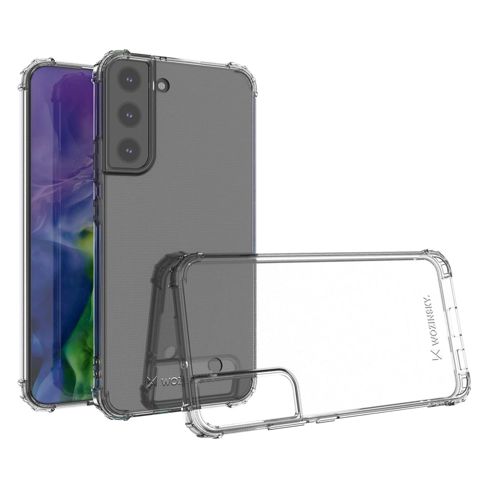 Wozinsky Anti Shock dėklas skirtas Samsung Galaxy S22 + (S22 Plus), skaidrus