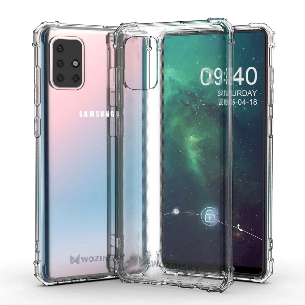 Wozinsky Anti Shock dėklas skirtas Samsung Galaxy A72 4G, skaidrus