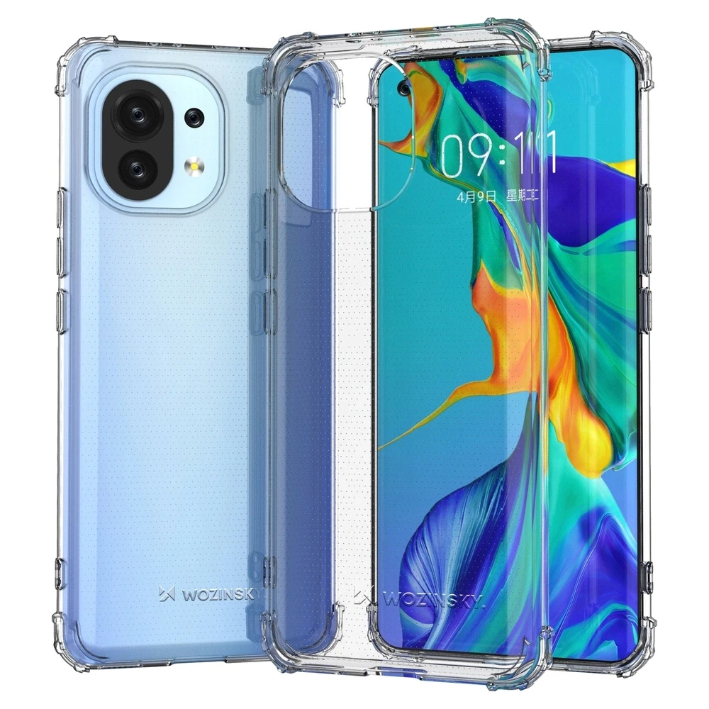 Wozinsky Anti Shock dėklas skirtas Xiaomi Mi 11, skaidrus