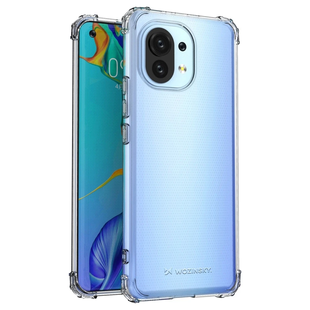 Wozinsky Anti Shock dėklas skirtas Xiaomi Mi 11, skaidrus