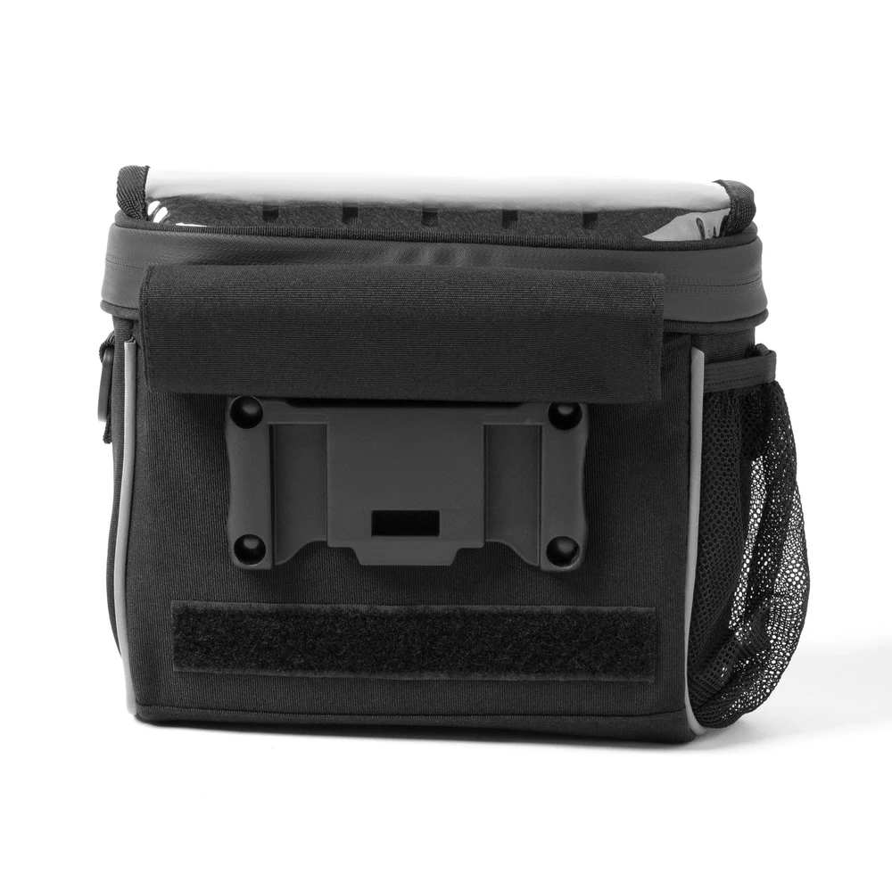Wozinsky bicycle handlebar bag bike shoulder bag juodos spalvos (WBHBB-01)