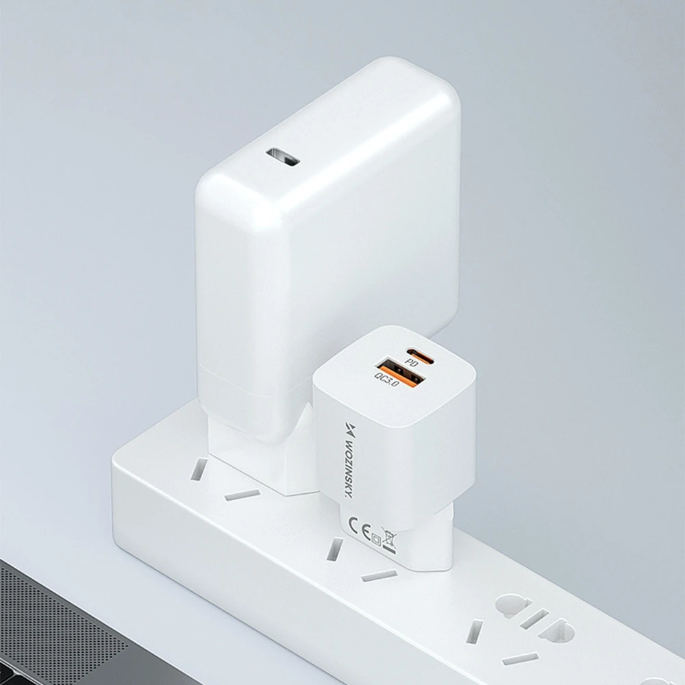 Wozinsky CMWCW 20W USB-C / USB-A laidinis įkroviklis – baltos spalvos