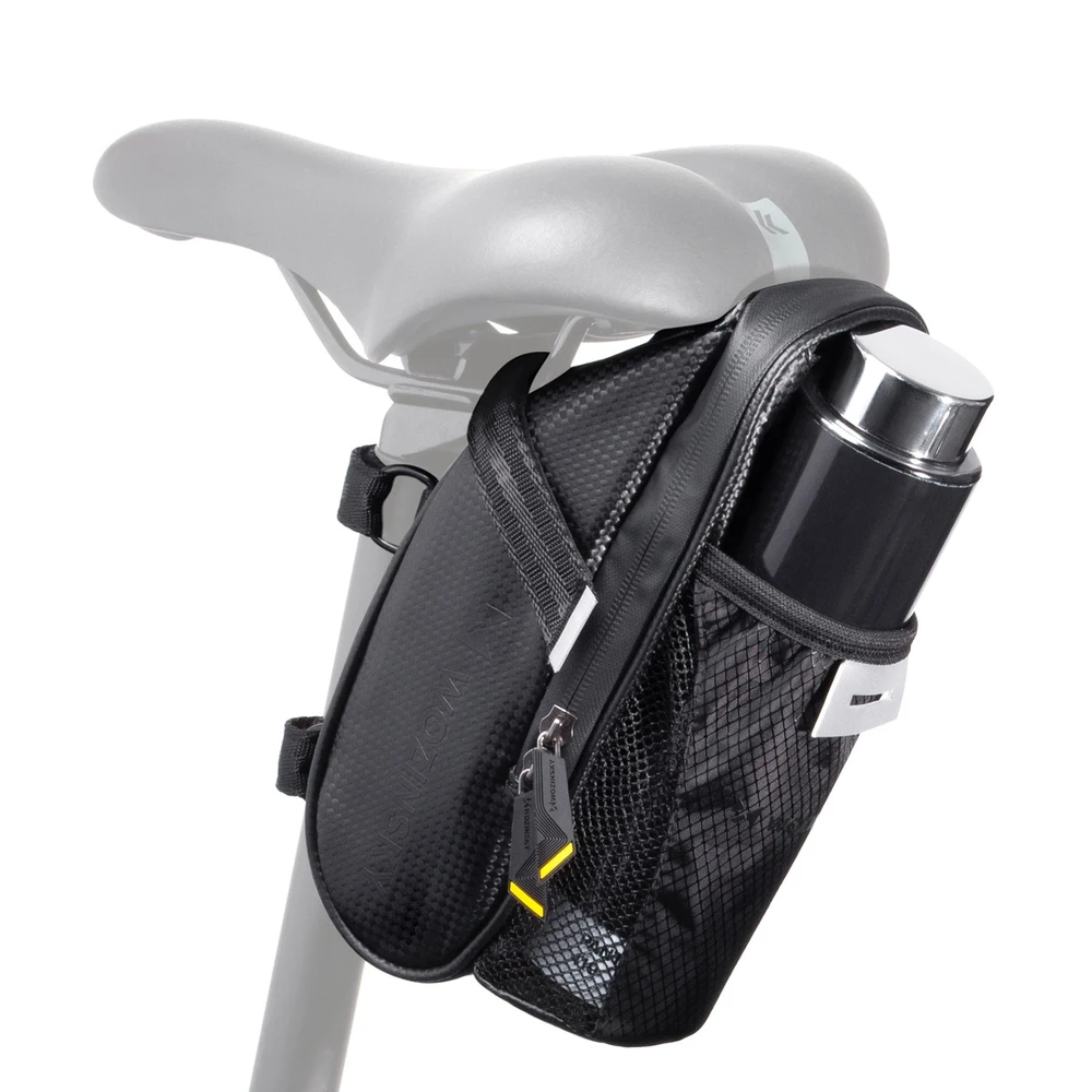 Wozinsky bike saddle bag 1.5 l juodos spalvos (WBB20BK)
