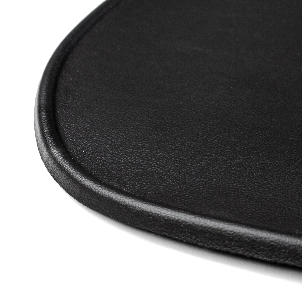 Wozinsky Ergonomic Pelės kilimėlis and Riešo atrama Gel Eco Leather Large Anti-Slip – juodos spalvos