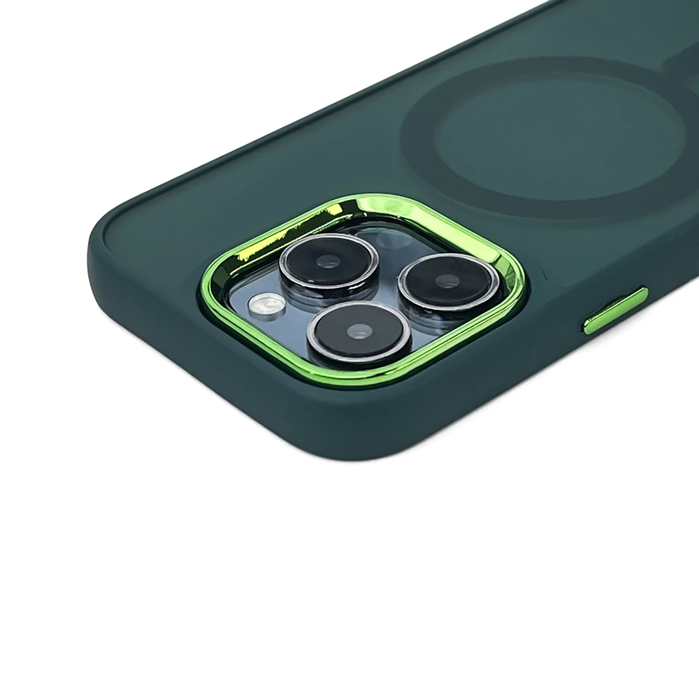 Wozinsky Fashion with MagSafe for Samsung Galaxy S24 FE – dėklas telefonui žalios spalvos