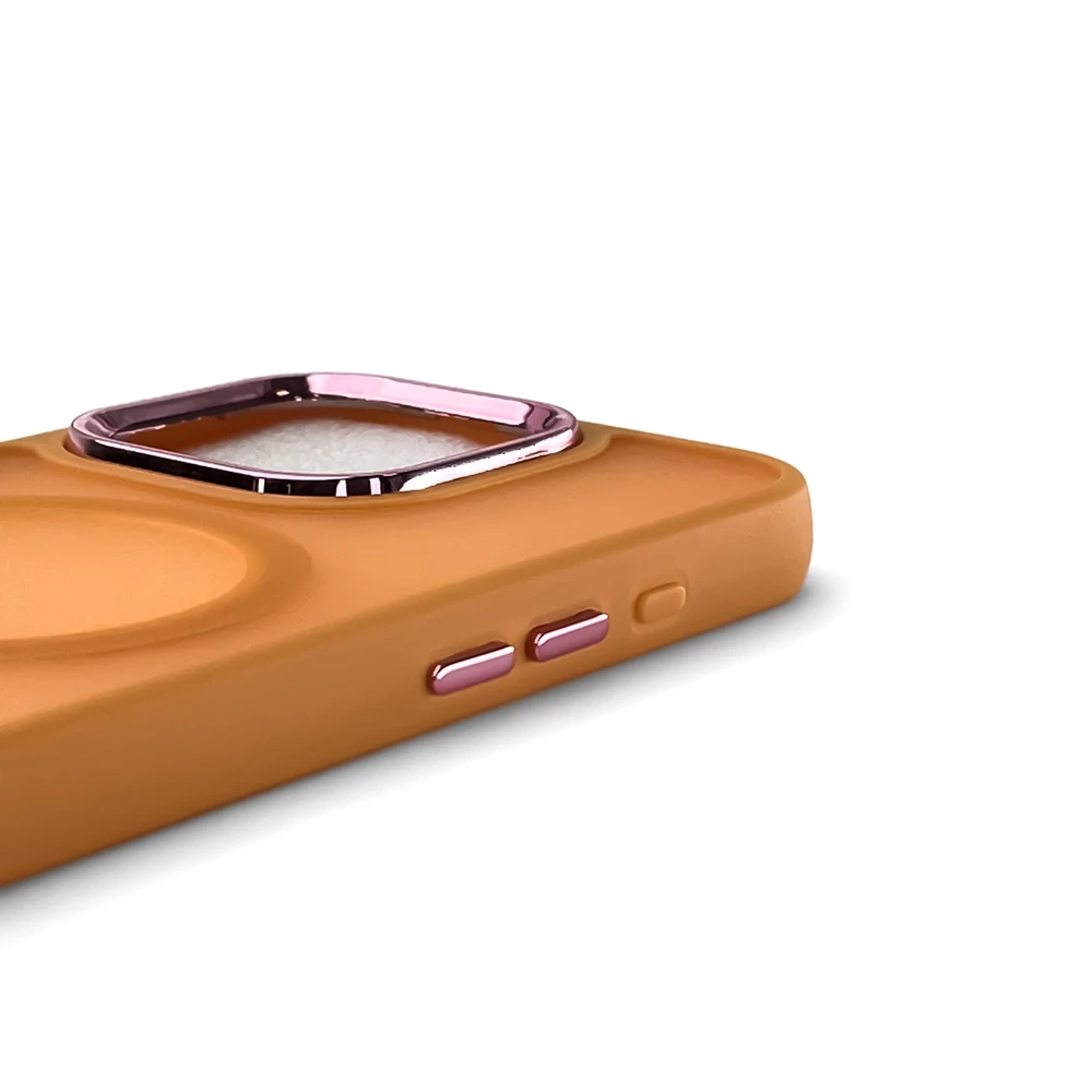 Wozinsky Fashion with MagSafe for Samsung Galaxy S24 FE – dėklas telefonui oranžinės spalvos