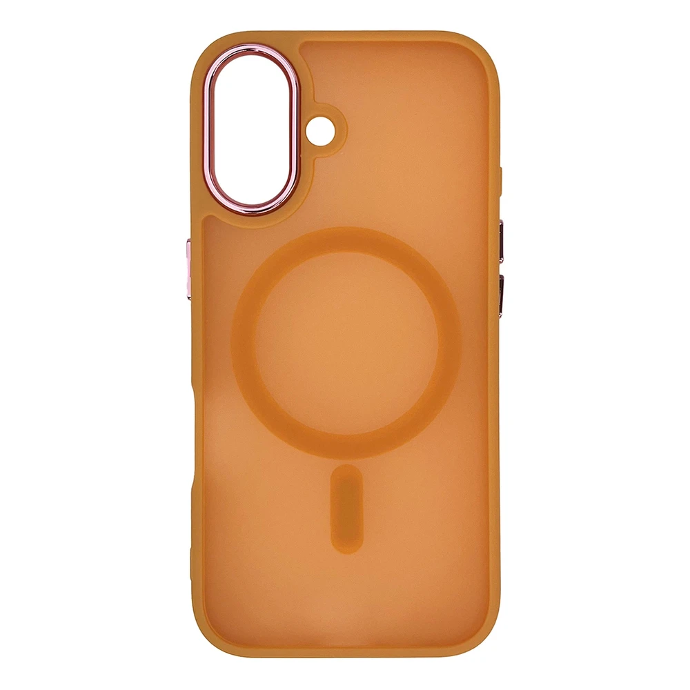 Wozinsky Fashion with MagSafe for Samsung Galaxy S24 FE – dėklas telefonui oranžinės spalvos