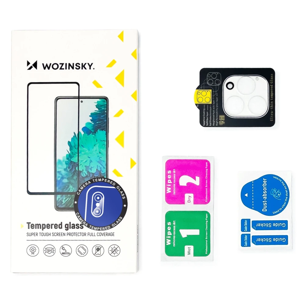 Wozinsky Full Camera Glass 9H Full Camera Apsauginis stiklas Realme 9 Pro + (9 Pro Plus)