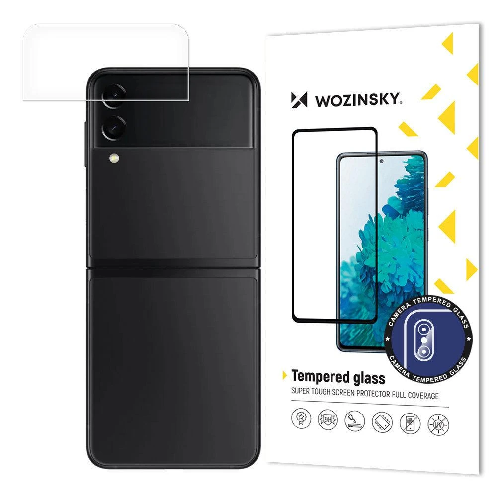 Wozinsky Full Camera Glass 9H Full apsauginis stiklas kamerai Samsung Galaxy Z Flip 3