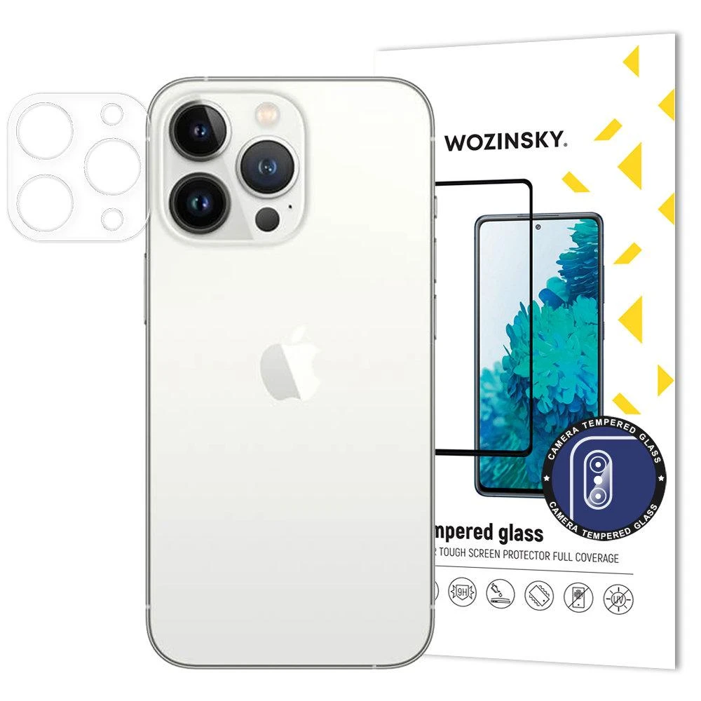 Wozinsky Full Camera Glass 9H Full apsauginis stiklas kamerai iPhone 13 Pro Camera