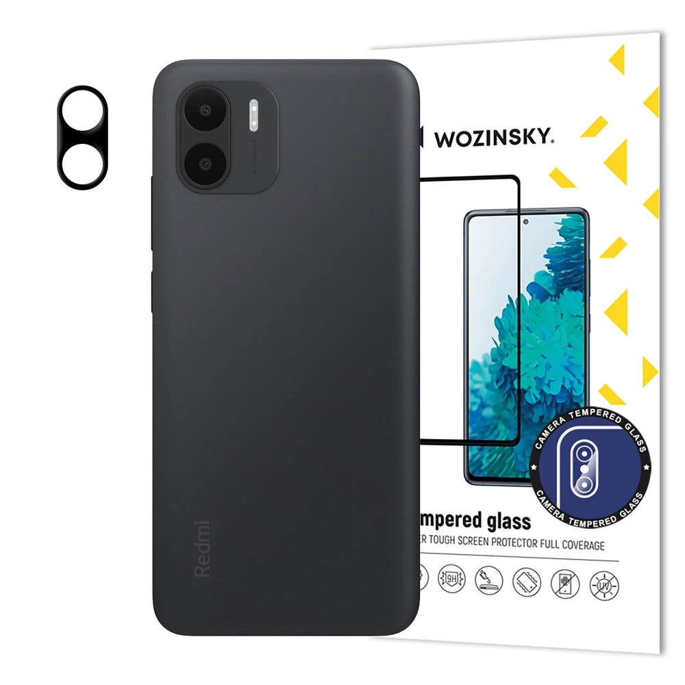 Wozinsky Full Apsayginis stiklas telefono kamerai Xiaomi Redmi A2 / Redmi A1 Camera 9H