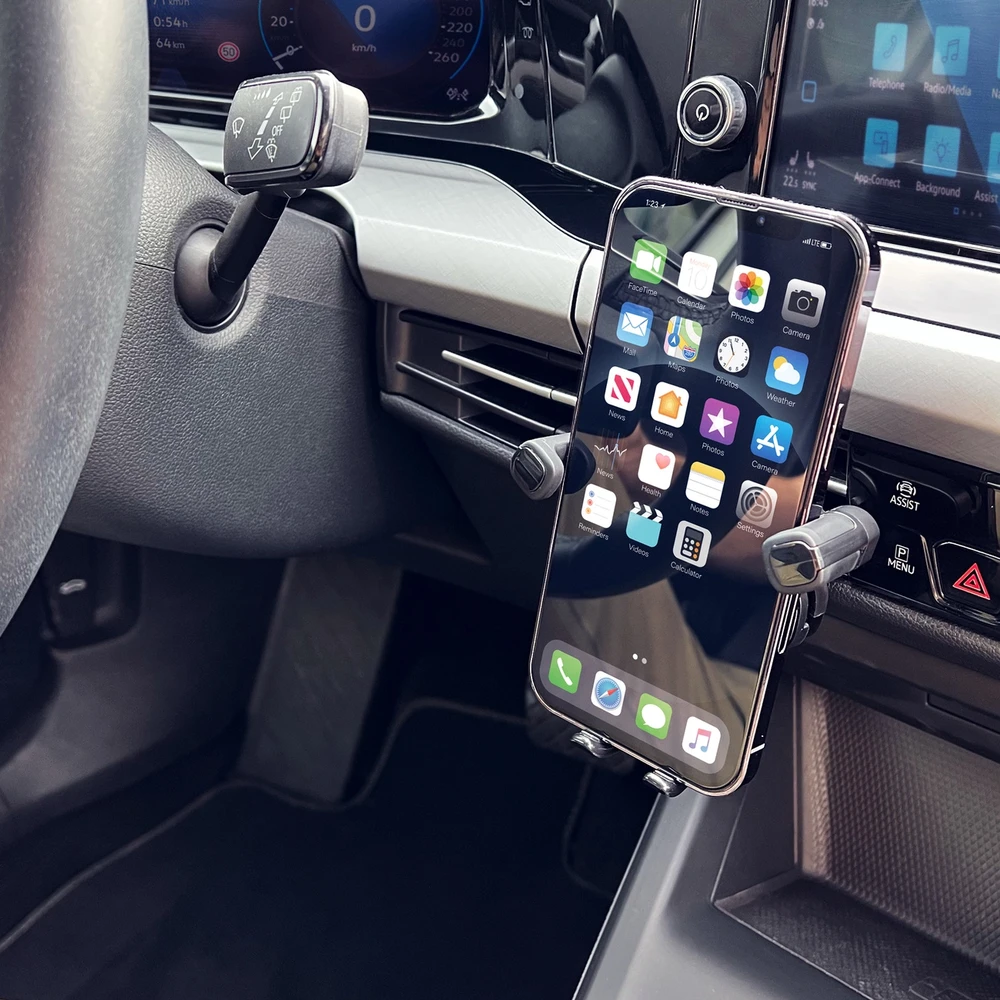 Wozinsky gravitacinis telefono laikiklis automobiliui juodos spalvos (WCHBK7)