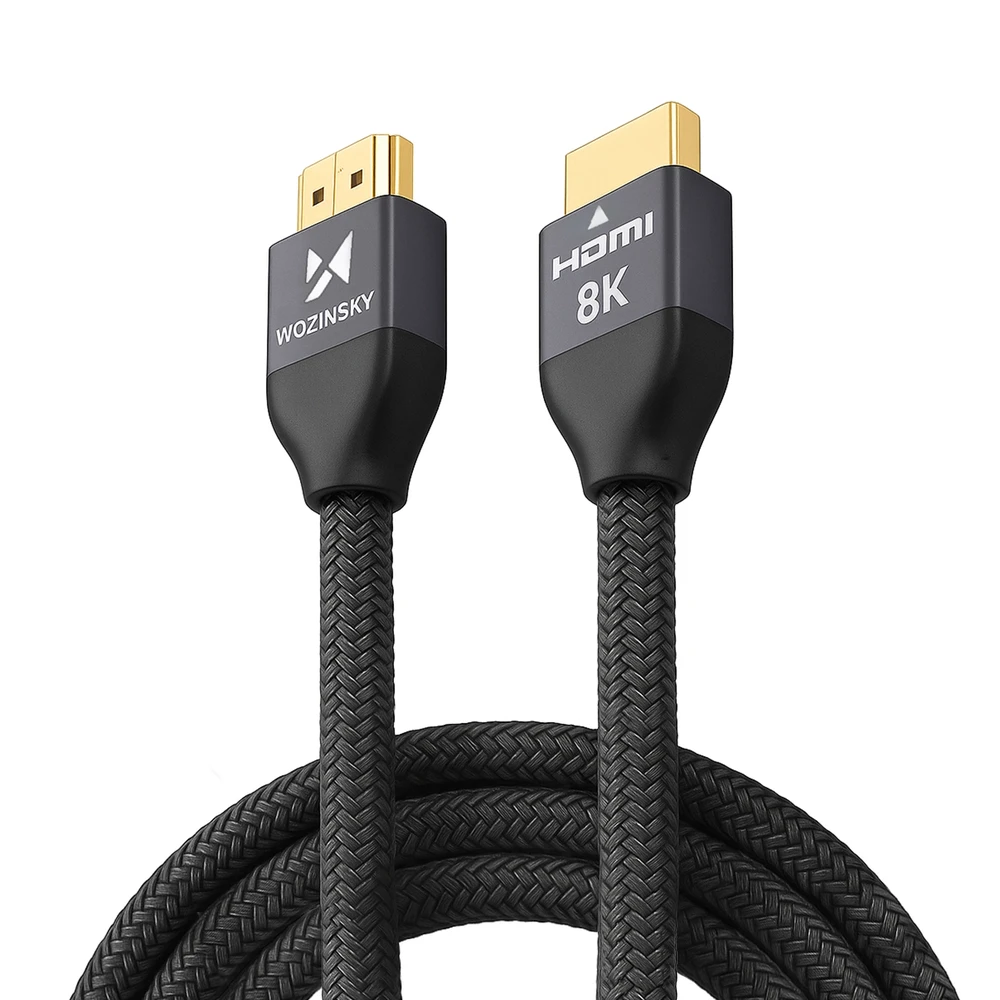 Wozinsky kabelis HDMI 2.1 8K 60 Hz 48 Gbps / 4K 120 Hz / 2K 144 Hz 3 m sidabrinis (WHDMI-30)