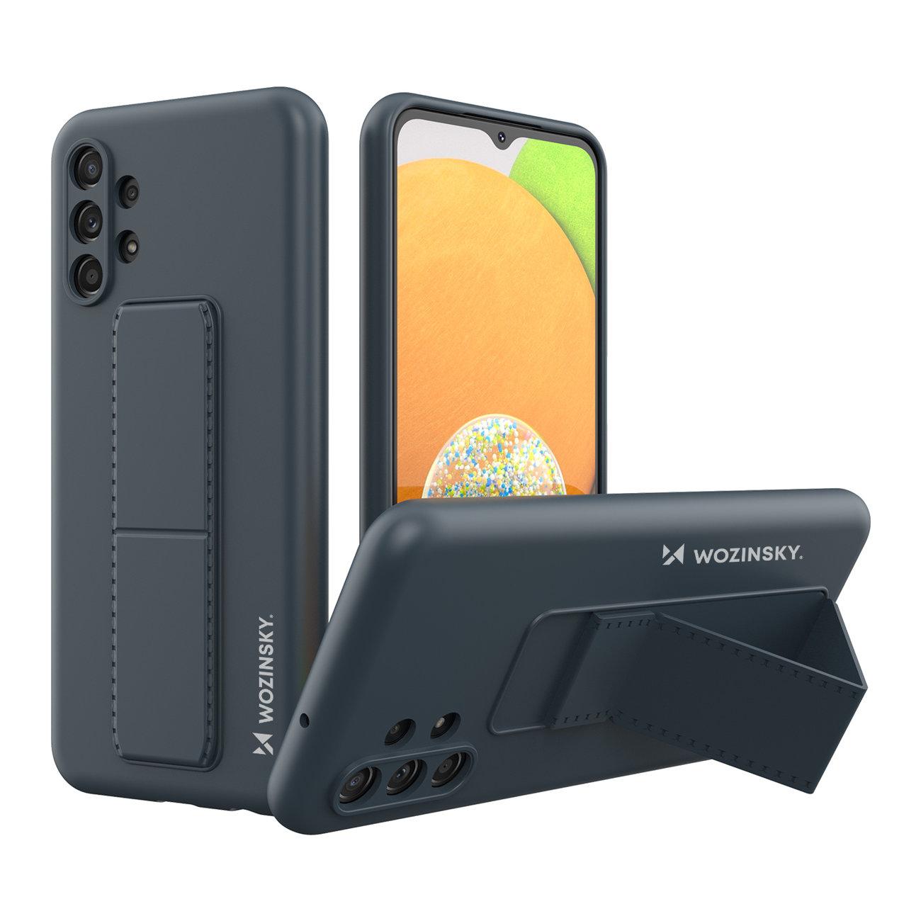 Wozinsky Kickstand dėklas skirtas Samsung Galaxy A13 5G, tamsiai mėlynas
