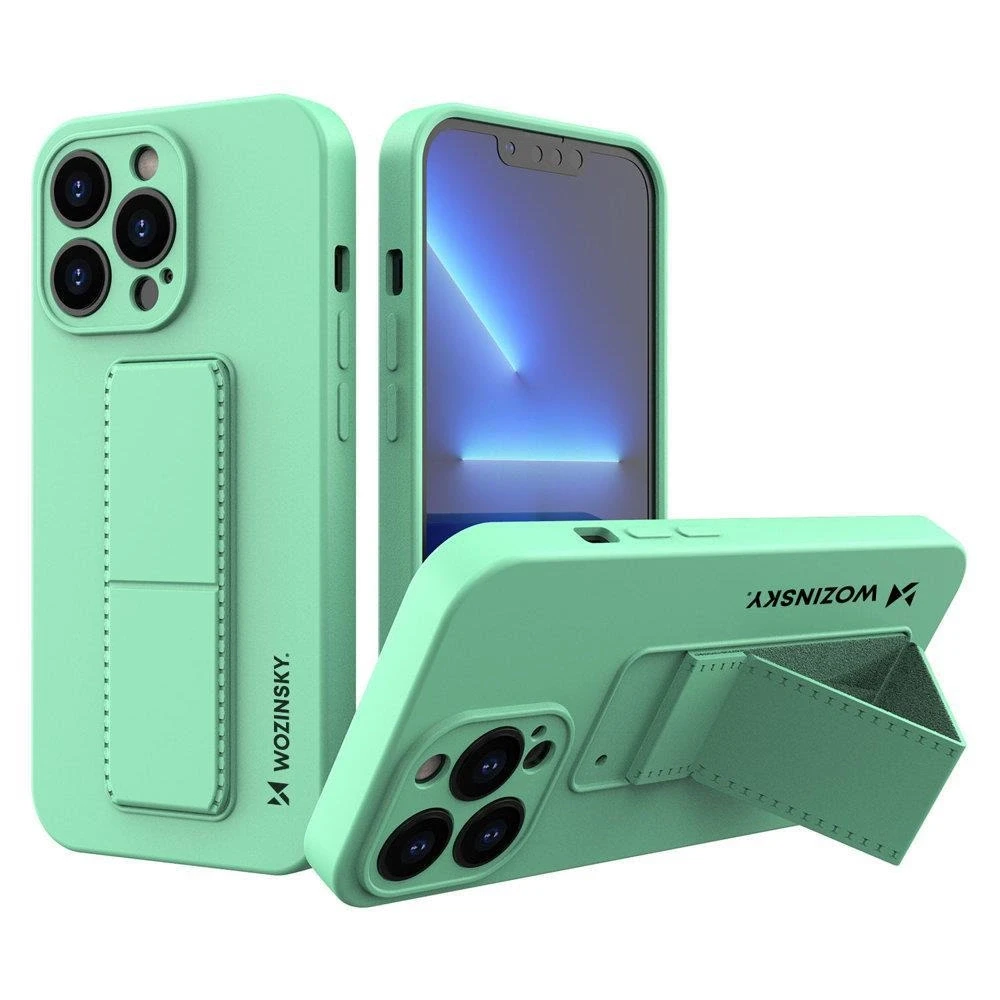 Wozinsky Kickstand dėklas skirtas iPhone 13 mini, mėtų