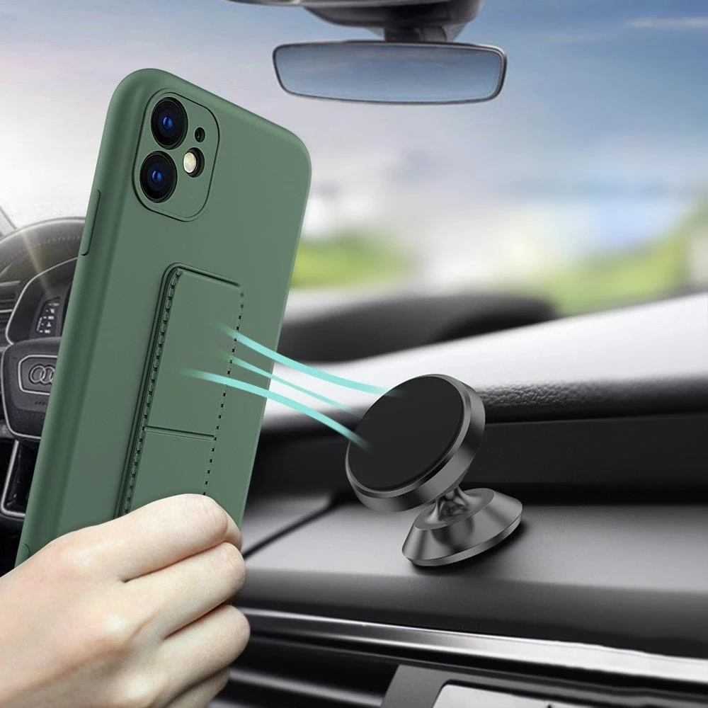 Wozinsky Kickstand dėklas skirtas iPhone 12 Pro Max, rožinis