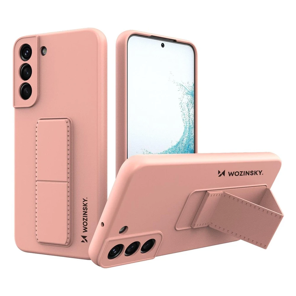 Wozinsky Kickstand dėklas skirtas Samsung Galaxy S22 +, rožinis